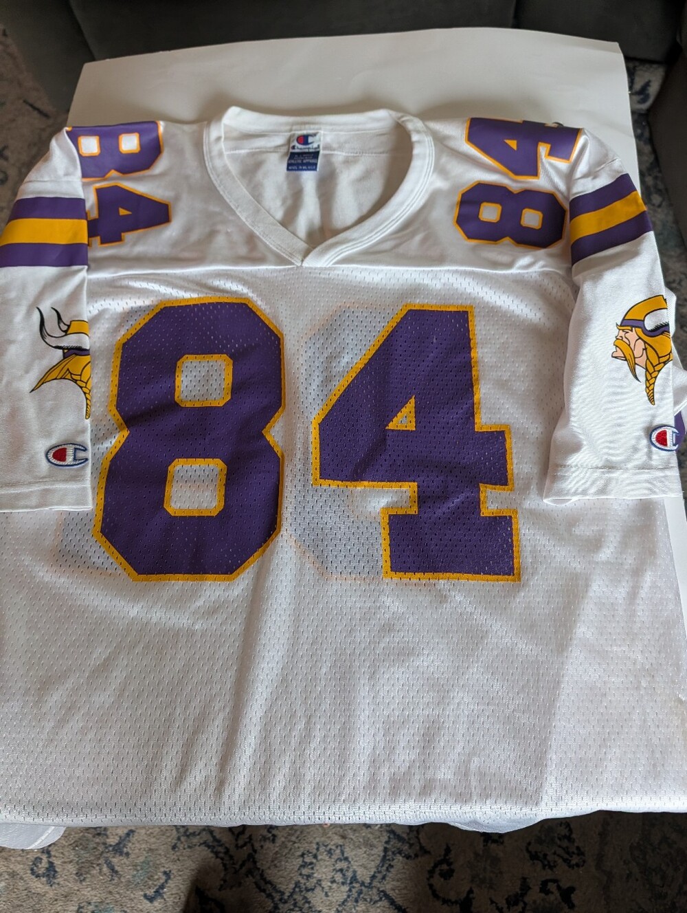Vintage Minnesota Vikings RANDY MOSS #84 Champion Jersey Size XL
